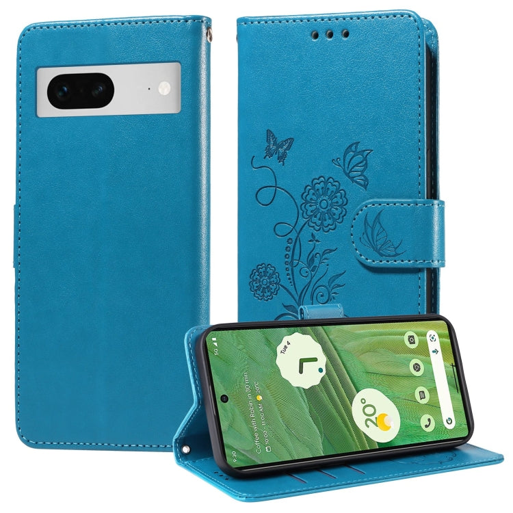 Embossed Butterfly Flowers Leather Phone Case, For Google Pixel 11 Pro XL, For Google Pixel 11 / Pixel 11 Pro, For Google Pixel 10a, For Google Pixel 9a, For Google Pixel 9 Pro XL, For Google Pixel 9 / 9 Pro, For Google Pixel 8a, For Google Pixel 8 Pro...