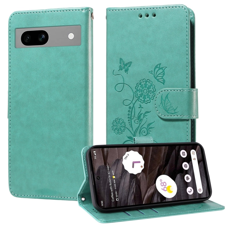 Embossed Butterfly Flowers Leather Phone Case, For Google Pixel 11 Pro XL, For Google Pixel 11 / Pixel 11 Pro, For Google Pixel 10a, For Google Pixel 9a, For Google Pixel 9 Pro XL, For Google Pixel 9 / 9 Pro, For Google Pixel 8a, For Google Pixel 8 Pro...