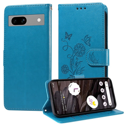 Embossed Butterfly Flowers Leather Phone Case, For Google Pixel 11 Pro XL, For Google Pixel 11 / Pixel 11 Pro, For Google Pixel 10a, For Google Pixel 9a, For Google Pixel 9 Pro XL, For Google Pixel 9 / 9 Pro, For Google Pixel 8a, For Google Pixel 8 Pro...