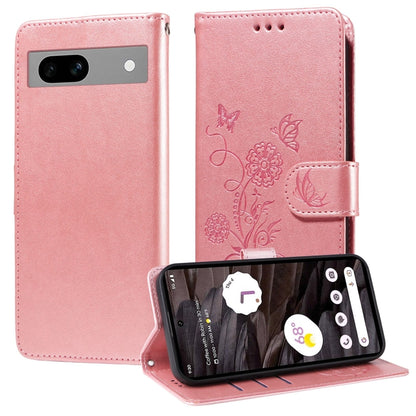 Embossed Butterfly Flowers Leather Phone Case, For Google Pixel 11 Pro XL, For Google Pixel 11 / Pixel 11 Pro, For Google Pixel 10a, For Google Pixel 9a, For Google Pixel 9 Pro XL, For Google Pixel 9 / 9 Pro, For Google Pixel 8a, For Google Pixel 8 Pro...