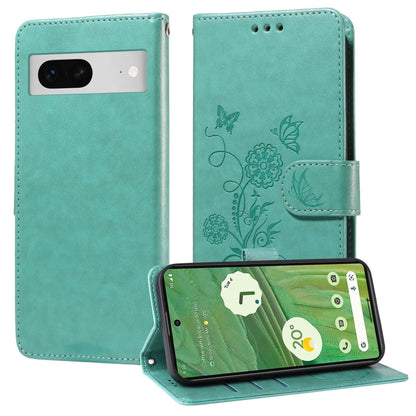Embossed Butterfly Flowers Leather Phone Case, For Google Pixel 11 Pro XL, For Google Pixel 11 / Pixel 11 Pro, For Google Pixel 10a, For Google Pixel 9a, For Google Pixel 9 Pro XL, For Google Pixel 9 / 9 Pro, For Google Pixel 8a, For Google Pixel 8 Pro...