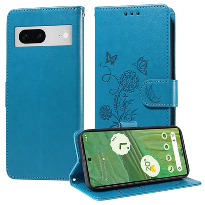 Embossed Butterfly Flowers Leather Phone Case, For Google Pixel 11 Pro XL, For Google Pixel 11 / Pixel 11 Pro, For Google Pixel 10a, For Google Pixel 9a, For Google Pixel 9 Pro XL, For Google Pixel 9 / 9 Pro, For Google Pixel 8a, For Google Pixel 8 Pro...
