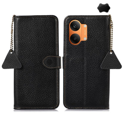 Genuine Leather Litchi Texture RFID Leather Phone Case, For Redmi A7 Pro 171mm/Poco C85x 5G, For Redmi Turbo 5 Max / Poco X8 Pro Max, For Redmi Turbo 5 5G / Poco X8 Pro 5G, For Redmi Note 15 5G Global 164mm, For Redmi K90 Pro Max/Poco F8 Ultra         ...