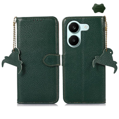 Genuine Leather Litchi Texture RFID Leather Phone Case, For Redmi A7 Pro 171mm/Poco C85x 5G, For Redmi Turbo 5 Max / Poco X8 Pro Max, For Redmi Turbo 5 5G / Poco X8 Pro 5G, For Redmi Note 15 5G Global 164mm, For Redmi K90 Pro Max/Poco F8 Ultra         ...