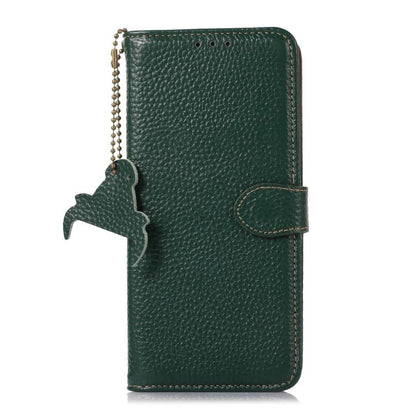 Genuine Leather Litchi Texture RFID Leather Phone Case, For Redmi Note 17 Pro+ 5G Global 163.4mm, For Redmi Note 17 Pro 5G Global 163.5mm, For Redmi K100 Pro Max/Poco F9 Ultra 5G, For Redmi K100 Pro 5G/Poco F9 Pro 5G, For Redmi A7 Pro 171mm/Poco C85x 5...