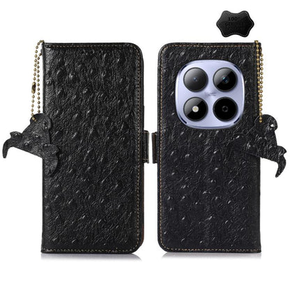 Ostrich Pattern Genuine Leather RFID Phone Case, For Redmi A7 Pro 171mm/Poco C85x 5G, For Redmi Turbo 5 Max / Poco X8 Pro Max, For Redmi Turbo 5 5G / Poco X8 Pro 5G, For Redmi Note 15 5G Global 164mm, For Redmi K90 Pro Max/Poco F8 Ultra                ...