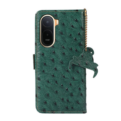 Ostrich Pattern Genuine Leather RFID Phone Case, For Redmi A7 Pro 171mm/Poco C85x 5G, For Redmi Turbo 5 Max / Poco X8 Pro Max, For Redmi Turbo 5 5G / Poco X8 Pro 5G, For Redmi Note 15 5G Global 164mm, For Redmi K90 Pro Max/Poco F8 Ultra                ...