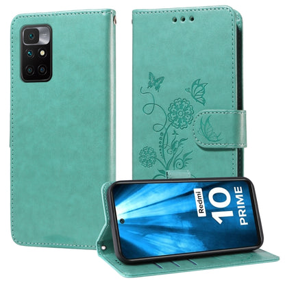 Embossed Butterfly Flowers Leather Phone Case, For Redmi Note 12 Explorer / Note 12 Pro+, For Redmi Note 12 Pro 5G Global, For Redmi Note 12 5G Global, For Redmi Note 10 4G India / 10S 4G, For Redmi Note 11 SE 4G India, For Redmi 10 2022 / 10 Prime    ...