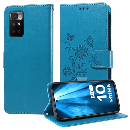 Embossed Butterfly Flowers Leather Phone Case, For Redmi Note 12 Explorer / Note 12 Pro+, For Redmi Note 12 Pro 5G Global, For Redmi Note 12 5G Global, For Redmi Note 10 4G India / 10S 4G, For Redmi Note 11 SE 4G India, For Redmi 10 2022 / 10 Prime    ...
