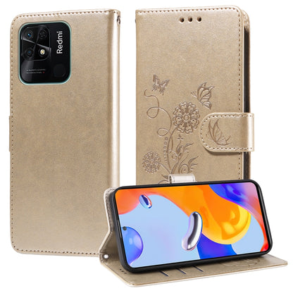 Embossed Butterfly Flowers Leather Phone Case, For Redmi Note 12 Explorer / Note 12 Pro+, For Redmi Note 12 Pro 5G Global, For Redmi Note 12 5G Global, For Redmi Note 10 4G India / 10S 4G, For Redmi Note 11 SE 4G India, For Redmi 10 2022 / 10 Prime    ...