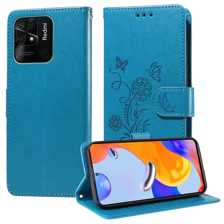 Embossed Butterfly Flowers Leather Phone Case, For Redmi Note 12 Explorer / Note 12 Pro+, For Redmi Note 12 Pro 5G Global, For Redmi Note 12 5G Global, For Redmi Note 10 4G India / 10S 4G, For Redmi Note 11 SE 4G India, For Redmi 10 2022 / 10 Prime    ...