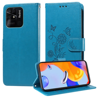 Embossed Butterfly Flowers Leather Phone Case, For Redmi Note 12 Explorer / Note 12 Pro+, For Redmi Note 12 Pro 5G Global, For Redmi Note 12 5G Global, For Redmi Note 10 4G India / 10S 4G, For Redmi Note 11 SE 4G India, For Redmi 10 2022 / 10 Prime    ...