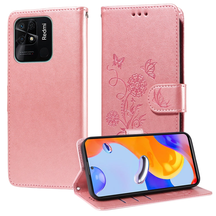 Embossed Butterfly Flowers Leather Phone Case, For Redmi Note 12 Explorer / Note 12 Pro+, For Redmi Note 12 Pro 5G Global, For Redmi Note 12 5G Global, For Redmi Note 10 4G India / 10S 4G, For Redmi Note 11 SE 4G India, For Redmi 10 2022 / 10 Prime    ...