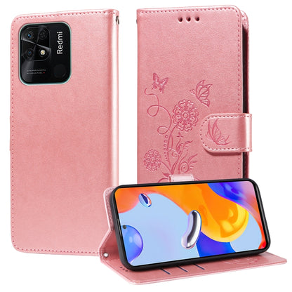 Embossed Butterfly Flowers Leather Phone Case, For Redmi Note 12 Explorer / Note 12 Pro+, For Redmi Note 12 Pro 5G Global, For Redmi Note 12 5G Global, For Redmi Note 10 4G India / 10S 4G, For Redmi Note 11 SE 4G India, For Redmi 10 2022 / 10 Prime    ...