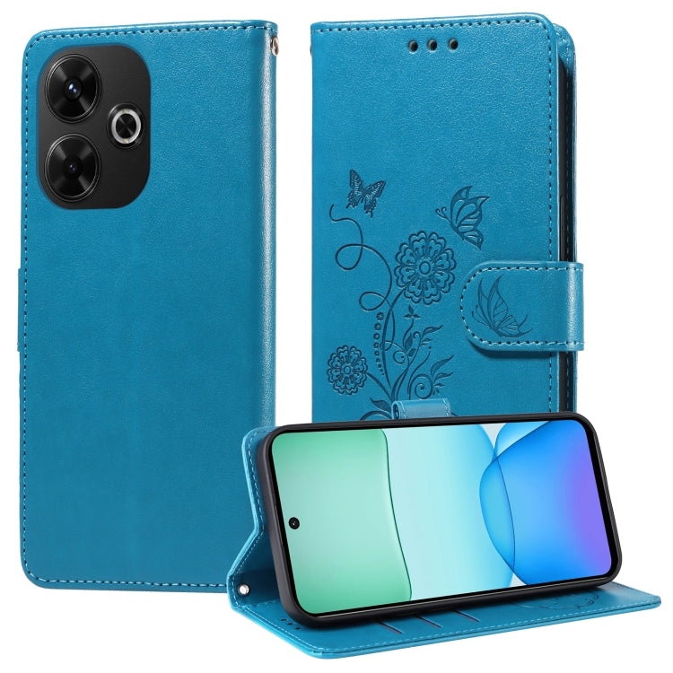 Embossed Butterfly Flowers Leather Phone Case, For Redmi Note 14 5G, For Redmi Note 14 Pro 5G / Note 14 Pro+ 5G, For Redmi 14C, For Redmi K70 Ultra, For Redmi 13 4G / Note 13R, For Redmi K70 / K70 Pro, For Redmi Note 13 Pro 4G, For Redmi 13C 5G / 4G / ...
