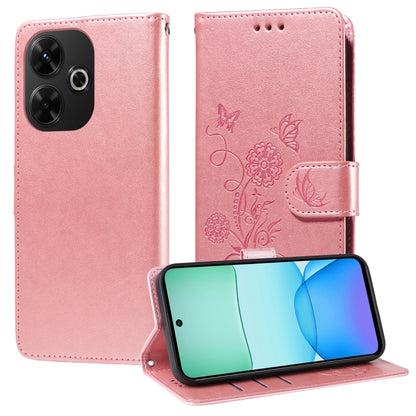 Embossed Butterfly Flowers Leather Phone Case, For Redmi Note 14 5G, For Redmi Note 14 Pro 5G / Note 14 Pro+ 5G, For Redmi 14C, For Redmi K70 Ultra, For Redmi 13 4G / Note 13R, For Redmi K70 / K70 Pro, For Redmi Note 13 Pro 4G, For Redmi 13C 5G / 4G / ...