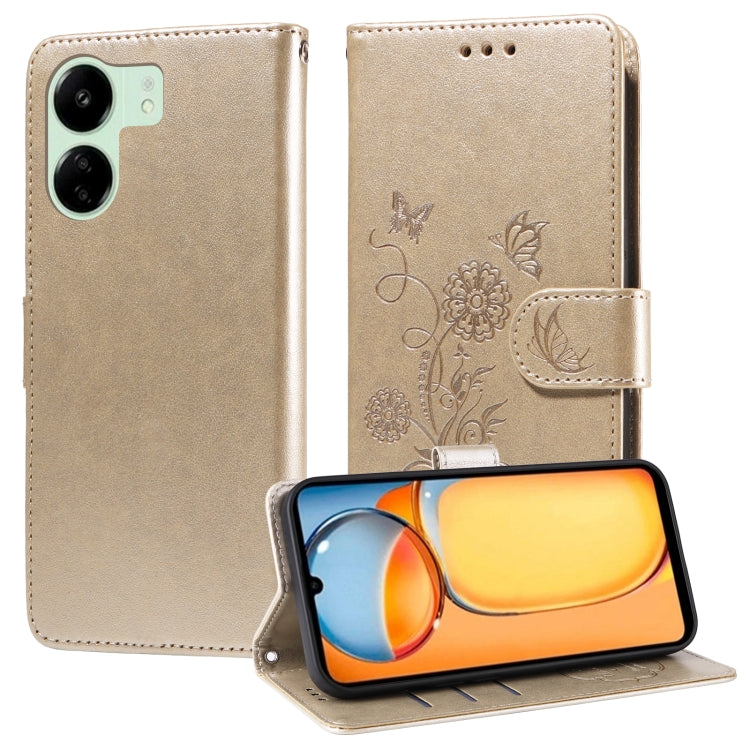 Embossed Butterfly Flowers Leather Phone Case, For Redmi Note 14 5G, For Redmi Note 14 Pro 5G / Note 14 Pro+ 5G, For Redmi 14C, For Redmi K70 Ultra, For Redmi 13 4G / Note 13R, For Redmi K70 / K70 Pro, For Redmi Note 13 Pro 4G, For Redmi 13C 5G / 4G / ...