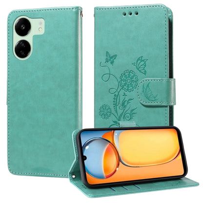 Embossed Butterfly Flowers Leather Phone Case, For Redmi Note 14 5G, For Redmi Note 14 Pro 5G / Note 14 Pro+ 5G, For Redmi 14C, For Redmi K70 Ultra, For Redmi 13 4G / Note 13R, For Redmi K70 / K70 Pro, For Redmi Note 13 Pro 4G, For Redmi 13C 5G / 4G / ...