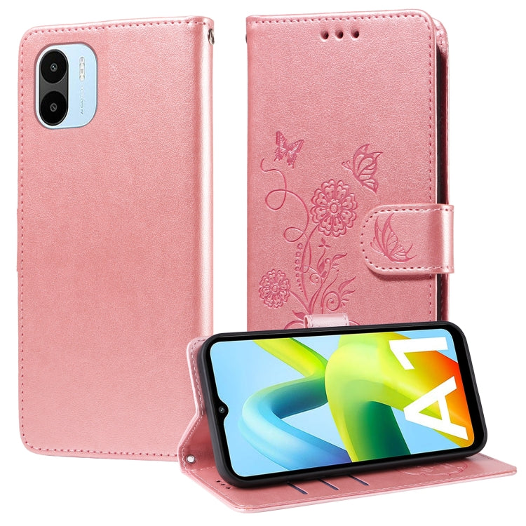 Embossed Butterfly Flowers Leather Phone Case, For Redmi Note 11 Pro 5G / 4G Global, For Redmi Note 12 4G Global, For Redmi A1 4G / A2 4G, For Redmi Note 12 Explorer / Note 12 Pro+, For Redmi Note 12 Pro 5G Global, For Redmi Note 12 5G Global          ...