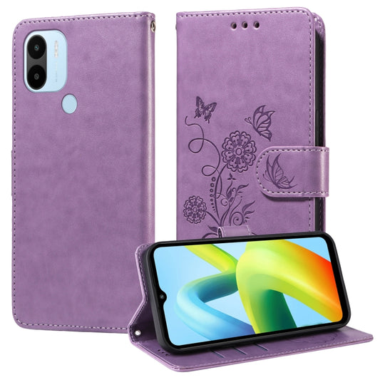 Embossed Butterfly Flowers Leather Phone Case, For Redmi A1 Plus / A2 Plus, For Redmi Note 12 Pro 4G, For Redmi Note 11 Pro 5G / 4G Global, For Redmi Note 12 4G Global, For Redmi A1 4G / A2 4G, For Redmi Note 12 Explorer / Note 12 Pro+                 ...