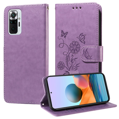 Embossed Butterfly Flowers Leather Phone Case, For Redmi Note 12 Explorer / Note 12 Pro+, For Redmi Note 12 Pro 5G Global, For Redmi Note 12 5G Global, For Redmi Note 10 4G India / 10S 4G, For Redmi Note 11 SE 4G India, For Redmi 10 2022 / 10 Prime    ...