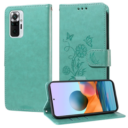 Embossed Butterfly Flowers Leather Phone Case, For Redmi Note 12 Explorer / Note 12 Pro+, For Redmi Note 12 Pro 5G Global, For Redmi Note 12 5G Global, For Redmi Note 10 4G India / 10S 4G, For Redmi Note 11 SE 4G India, For Redmi 10 2022 / 10 Prime    ...