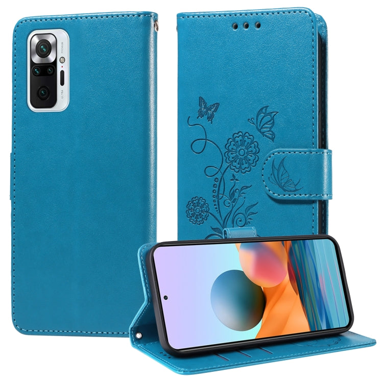 Embossed Butterfly Flowers Leather Phone Case, For Redmi Note 12 Explorer / Note 12 Pro+, For Redmi Note 12 Pro 5G Global, For Redmi Note 12 5G Global, For Redmi Note 10 4G India / 10S 4G, For Redmi Note 11 SE 4G India, For Redmi 10 2022 / 10 Prime    ...