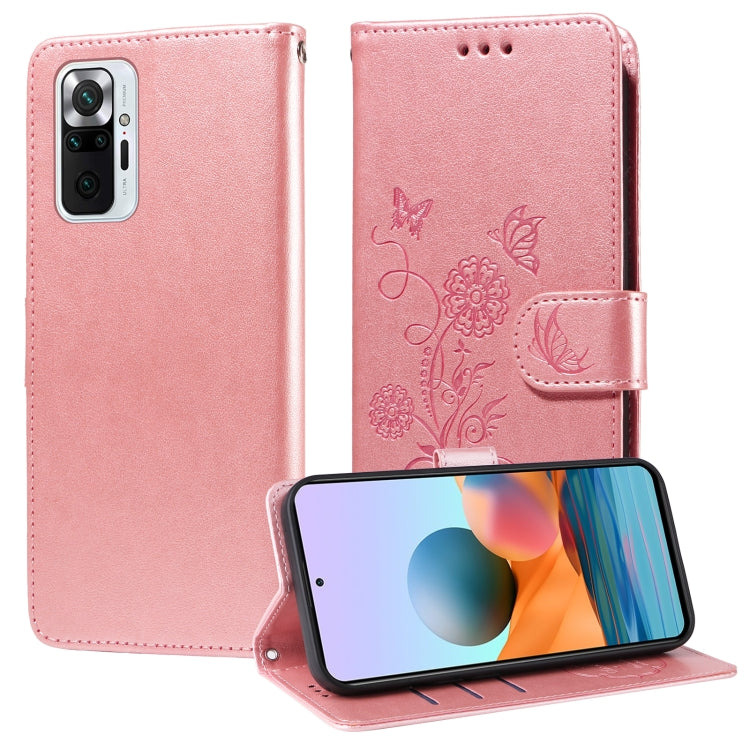 Embossed Butterfly Flowers Leather Phone Case, For Redmi Note 12 Explorer / Note 12 Pro+, For Redmi Note 12 Pro 5G Global, For Redmi Note 12 5G Global, For Redmi Note 10 4G India / 10S 4G, For Redmi Note 11 SE 4G India, For Redmi 10 2022 / 10 Prime    ...