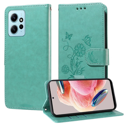 Embossed Butterfly Flowers Leather Phone Case, For Redmi Note 11 Pro 5G / 4G Global, For Redmi Note 12 4G Global, For Redmi A1 4G / A2 4G, For Redmi Note 12 Explorer / Note 12 Pro+, For Redmi Note 12 Pro 5G Global, For Redmi Note 12 5G Global          ...