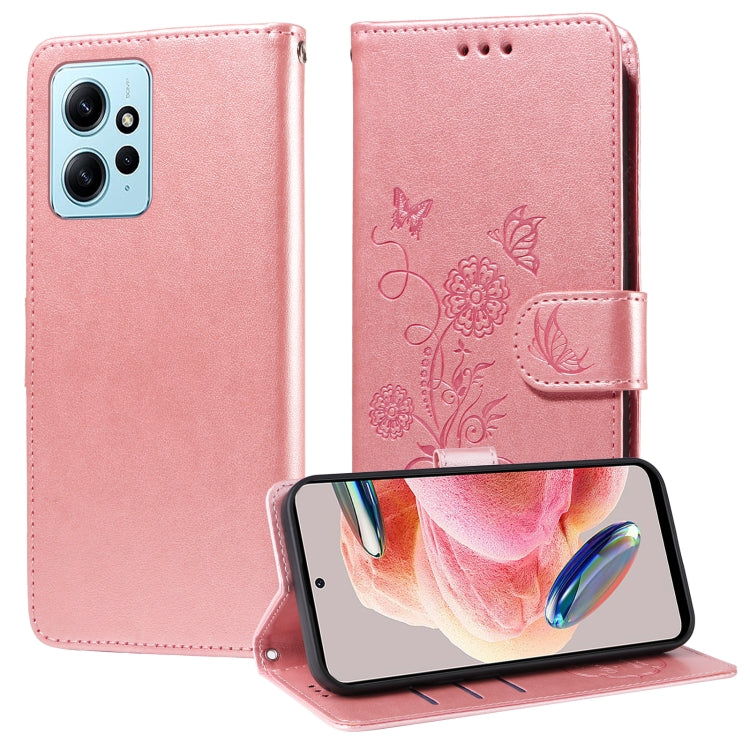 Embossed Butterfly Flowers Leather Phone Case, For Redmi Note 11 Pro 5G / 4G Global, For Redmi Note 12 4G Global, For Redmi A1 4G / A2 4G, For Redmi Note 12 Explorer / Note 12 Pro+, For Redmi Note 12 Pro 5G Global, For Redmi Note 12 5G Global          ...