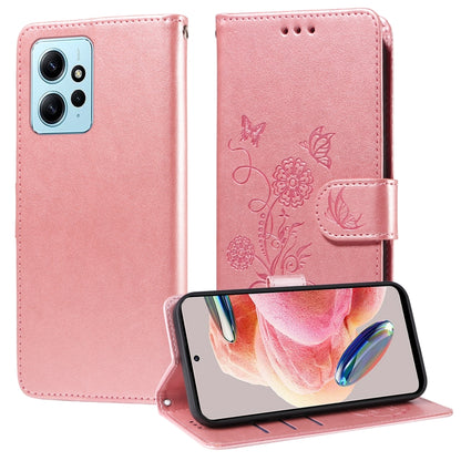 Embossed Butterfly Flowers Leather Phone Case, For Redmi Note 11 Pro 5G / 4G Global, For Redmi Note 12 4G Global, For Redmi A1 4G / A2 4G, For Redmi Note 12 Explorer / Note 12 Pro+, For Redmi Note 12 Pro 5G Global, For Redmi Note 12 5G Global          ...