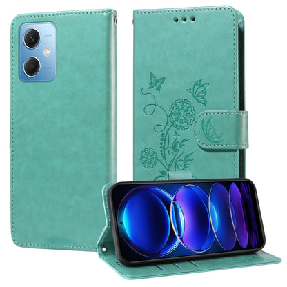 Embossed Butterfly Flowers Leather Phone Case, For Redmi Note 12 Explorer / Note 12 Pro+, For Redmi Note 12 Pro 5G Global, For Redmi Note 12 5G Global, For Redmi Note 10 4G India / 10S 4G, For Redmi Note 11 SE 4G India, For Redmi 10 2022 / 10 Prime    ...