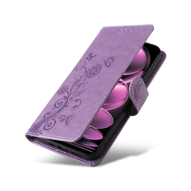 Embossed Butterfly Flowers Leather Phone Case, For Redmi Note 12 Explorer / Note 12 Pro+, For Redmi Note 12 Pro 5G Global, For Redmi Note 12 5G Global, For Redmi Note 10 4G India / 10S 4G, For Redmi Note 11 SE 4G India, For Redmi 10 2022 / 10 Prime    ...