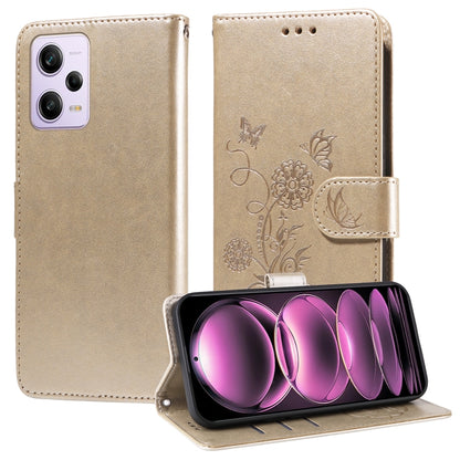 Embossed Butterfly Flowers Leather Phone Case, For Redmi Note 11 Pro 5G / 4G Global, For Redmi Note 12 4G Global, For Redmi A1 4G / A2 4G, For Redmi Note 12 Explorer / Note 12 Pro+, For Redmi Note 12 Pro 5G Global, For Redmi Note 12 5G Global          ...