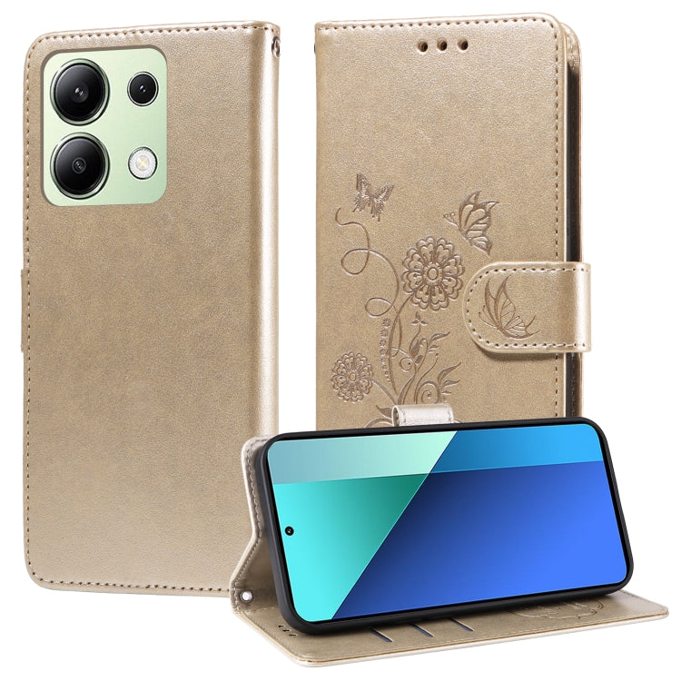 Embossed Butterfly Flowers Leather Phone Case, For Redmi Note 14 5G, For Redmi Note 14 Pro 5G / Note 14 Pro+ 5G, For Redmi 14C, For Redmi K70 Ultra, For Redmi 13 4G / Note 13R, For Redmi K70 / K70 Pro, For Redmi Note 13 Pro 4G, For Redmi 13C 5G / 4G / ...