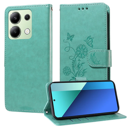 Embossed Butterfly Flowers Leather Phone Case, For Redmi Note 14 5G, For Redmi Note 14 Pro 5G / Note 14 Pro+ 5G, For Redmi 14C, For Redmi K70 Ultra, For Redmi 13 4G / Note 13R, For Redmi K70 / K70 Pro, For Redmi Note 13 Pro 4G, For Redmi 13C 5G / 4G / ...