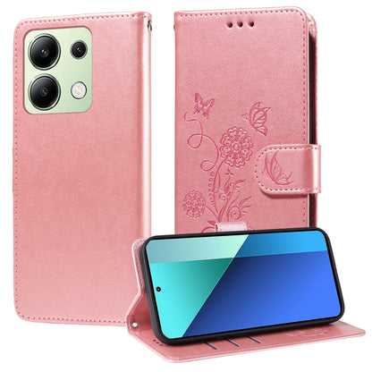 Embossed Butterfly Flowers Leather Phone Case, For Redmi Note 14 5G, For Redmi Note 14 Pro 5G / Note 14 Pro+ 5G, For Redmi 14C, For Redmi K70 Ultra, For Redmi 13 4G / Note 13R, For Redmi K70 / K70 Pro, For Redmi Note 13 Pro 4G, For Redmi 13C 5G / 4G / ...