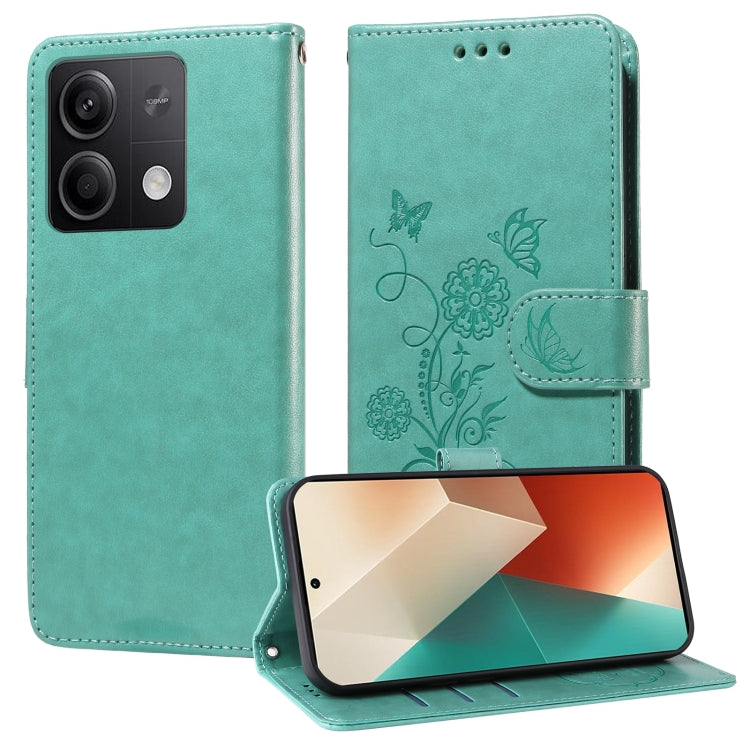 Embossed Butterfly Flowers Leather Phone Case, For Redmi Note 14 5G, For Redmi Note 14 Pro 5G / Note 14 Pro+ 5G, For Redmi 14C, For Redmi K70 Ultra, For Redmi 13 4G / Note 13R, For Redmi K70 / K70 Pro, For Redmi Note 13 Pro 4G, For Redmi 13C 5G / 4G / ...