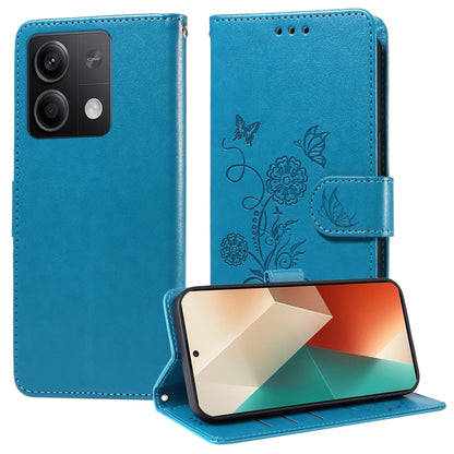 Embossed Butterfly Flowers Leather Phone Case, For Redmi Note 14 5G, For Redmi Note 14 Pro 5G / Note 14 Pro+ 5G, For Redmi 14C, For Redmi K70 Ultra, For Redmi 13 4G / Note 13R, For Redmi K70 / K70 Pro, For Redmi Note 13 Pro 4G, For Redmi 13C 5G / 4G / ...