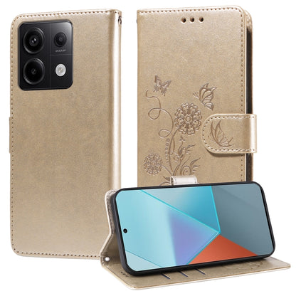 Embossed Butterfly Flowers Leather Phone Case, For Redmi Note 14 5G, For Redmi Note 14 Pro 5G / Note 14 Pro+ 5G, For Redmi 14C, For Redmi K70 Ultra, For Redmi 13 4G / Note 13R, For Redmi K70 / K70 Pro, For Redmi Note 13 Pro 4G, For Redmi 13C 5G / 4G / ...