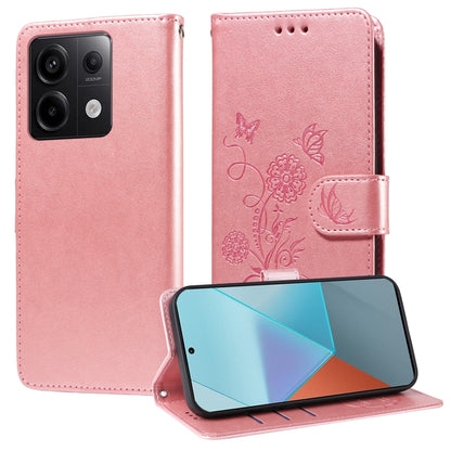 Embossed Butterfly Flowers Leather Phone Case, For Redmi Note 14 5G, For Redmi Note 14 Pro 5G / Note 14 Pro+ 5G, For Redmi 14C, For Redmi K70 Ultra, For Redmi 13 4G / Note 13R, For Redmi K70 / K70 Pro, For Redmi Note 13 Pro 4G, For Redmi 13C 5G / 4G / ...