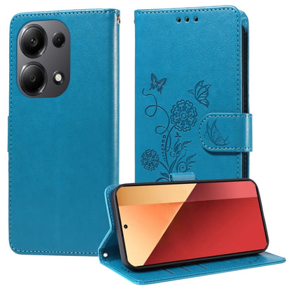 Embossed Butterfly Flowers Leather Phone Case, For Redmi Note 14 5G, For Redmi Note 14 Pro 5G / Note 14 Pro+ 5G, For Redmi 14C, For Redmi K70 Ultra, For Redmi 13 4G / Note 13R, For Redmi K70 / K70 Pro, For Redmi Note 13 Pro 4G, For Redmi 13C 5G / 4G / ...