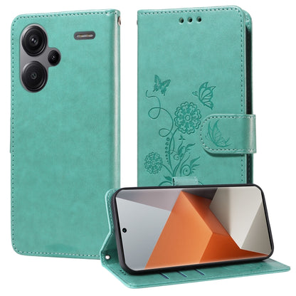 Embossed Butterfly Flowers Leather Phone Case, For Redmi Note 14 5G, For Redmi Note 14 Pro 5G / Note 14 Pro+ 5G, For Redmi 14C, For Redmi K70 Ultra, For Redmi 13 4G / Note 13R, For Redmi K70 / K70 Pro, For Redmi Note 13 Pro 4G, For Redmi 13C 5G / 4G / ...