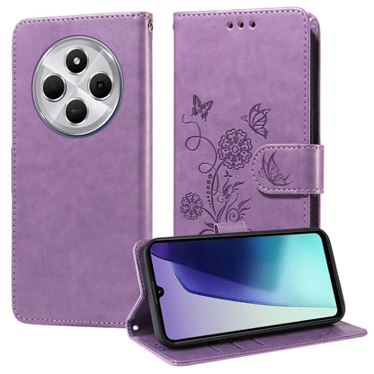 Embossed Butterfly Flowers Leather Phone Case, For Redmi Note 14 5G, For Redmi Note 14 Pro 5G / Note 14 Pro+ 5G, For Redmi 14C, For Redmi K70 Ultra, For Redmi 13 4G / Note 13R, For Redmi K70 / K70 Pro, For Redmi Note 13 Pro 4G, For Redmi 13C 5G / 4G / ...