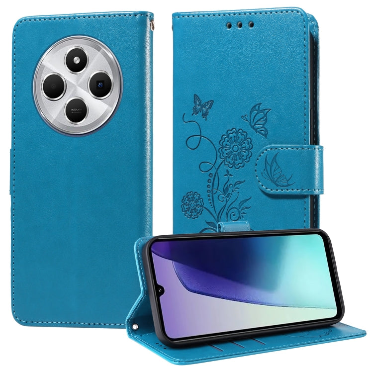 Embossed Butterfly Flowers Leather Phone Case, For Redmi Note 14 5G, For Redmi Note 14 Pro 5G / Note 14 Pro+ 5G, For Redmi 14C, For Redmi K70 Ultra, For Redmi 13 4G / Note 13R, For Redmi K70 / K70 Pro, For Redmi Note 13 Pro 4G, For Redmi 13C 5G / 4G / ...