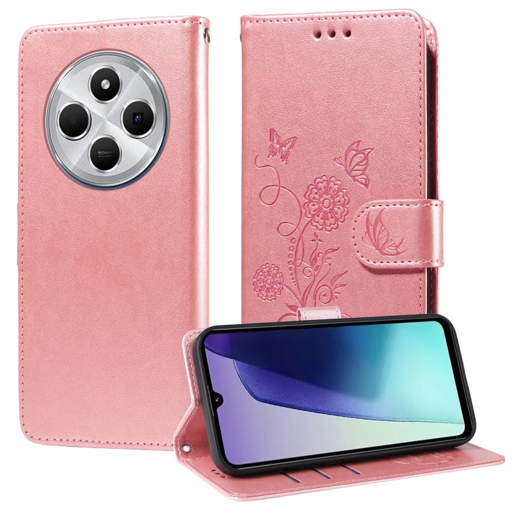 Embossed Butterfly Flowers Leather Phone Case, For Redmi Note 14 5G, For Redmi Note 14 Pro 5G / Note 14 Pro+ 5G, For Redmi 14C, For Redmi K70 Ultra, For Redmi 13 4G / Note 13R, For Redmi K70 / K70 Pro, For Redmi Note 13 Pro 4G, For Redmi 13C 5G / 4G / ...