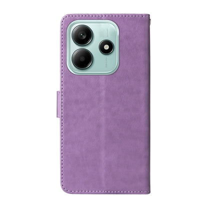 Embossed Butterfly Flowers Leather Phone Case, For Redmi Note 14 5G, For Redmi Note 14 Pro 5G / Note 14 Pro+ 5G, For Redmi 14C, For Redmi K70 Ultra, For Redmi 13 4G / Note 13R, For Redmi K70 / K70 Pro, For Redmi Note 13 Pro 4G, For Redmi 13C 5G / 4G / ...