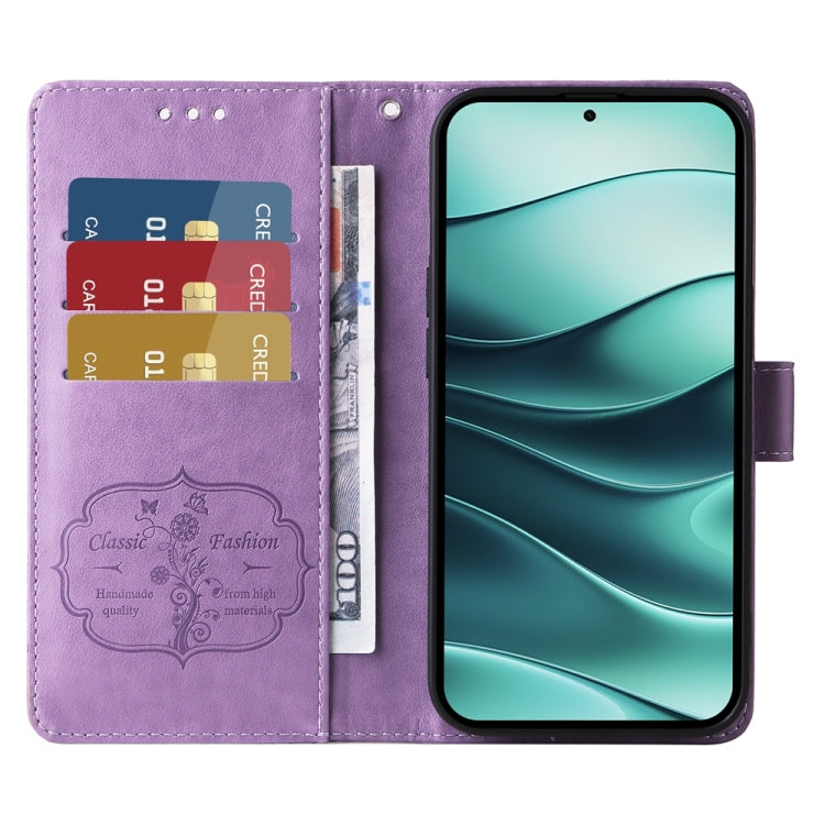 Embossed Butterfly Flowers Leather Phone Case, For Redmi Note 14 5G, For Redmi Note 14 Pro 5G / Note 14 Pro+ 5G, For Redmi 14C, For Redmi K70 Ultra, For Redmi 13 4G / Note 13R, For Redmi K70 / K70 Pro, For Redmi Note 13 Pro 4G, For Redmi 13C 5G / 4G / ...