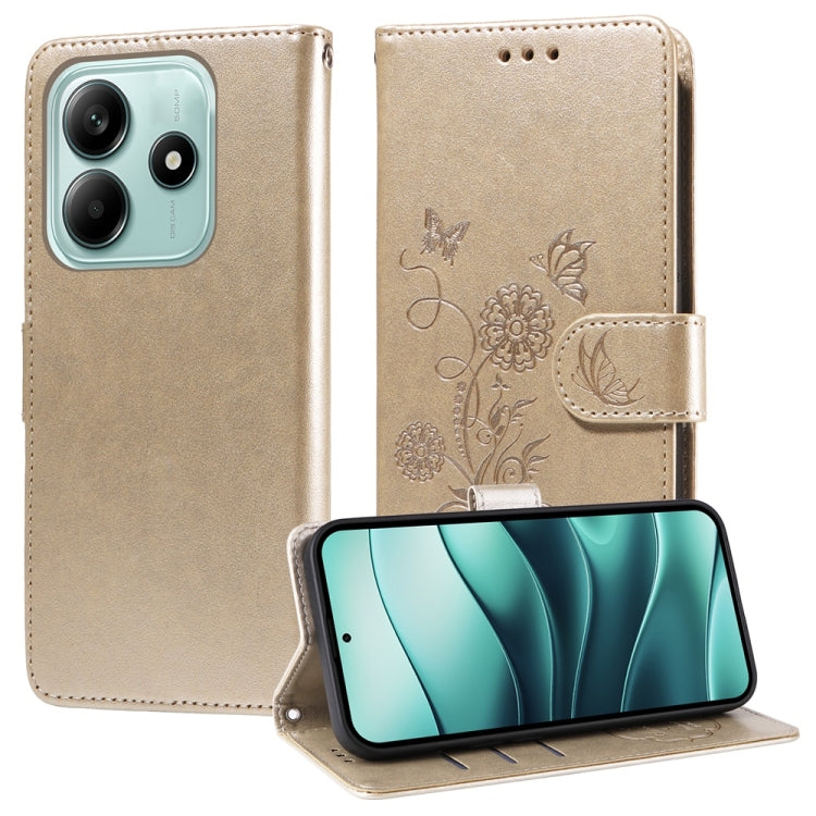 Embossed Butterfly Flowers Leather Phone Case, For Redmi K80 Pro, For Redmi K80, For Redmi Note 14 4G 163.25mm Global, For Redmi Note 14 5G, For Redmi Note 14 Pro 5G / Note 14 Pro+ 5G, For Redmi 14C, For Redmi K70 Ultra, For Redmi 13 4G / Note 13R     ...