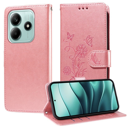 Embossed Butterfly Flowers Leather Phone Case, For Redmi Note 14 5G, For Redmi Note 14 Pro 5G / Note 14 Pro+ 5G, For Redmi 14C, For Redmi K70 Ultra, For Redmi 13 4G / Note 13R, For Redmi K70 / K70 Pro, For Redmi Note 13 Pro 4G, For Redmi 13C 5G / 4G / ...